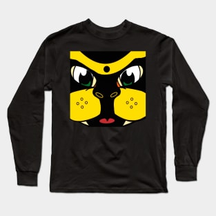 Pop-Up-Pup Muzzle - Yellow Long Sleeve T-Shirt